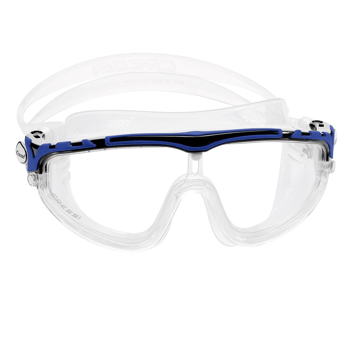 Cressi Skylight Swim Mask – Adult – 2026 – Clear/Black/Blue