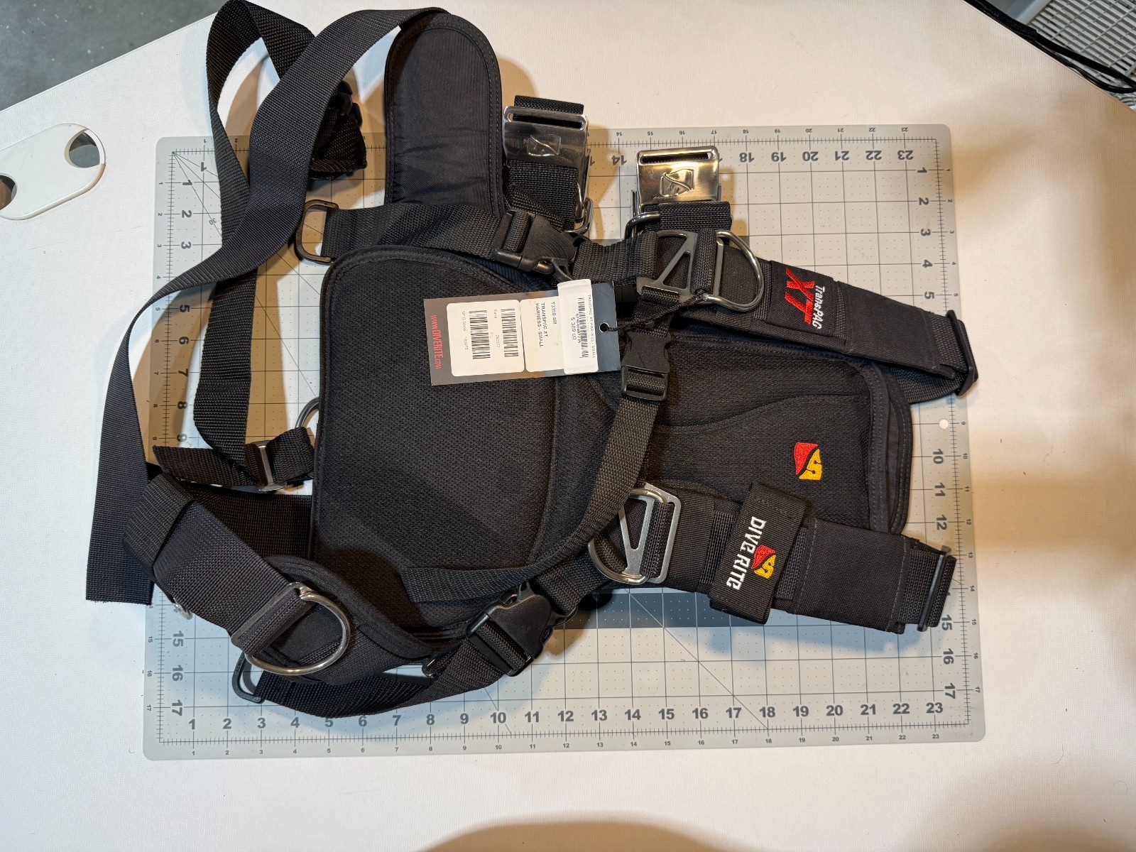 Dive Rite TransPac XT Harness – Size Small – Brand New