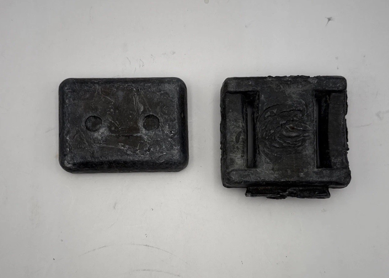 2 Lead SCUBA or Snorkeling Dive Weights (3lb, 14oz & 4lb, 14oz)