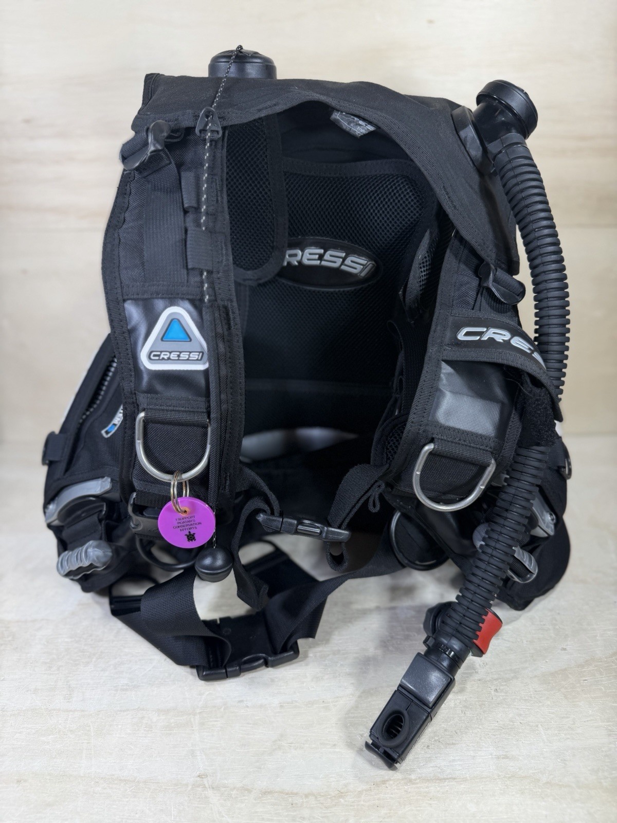 Cressi Aero Pro BCD Lock-Aid Weight System Made in Italy Size M Aquatec UNTESTED