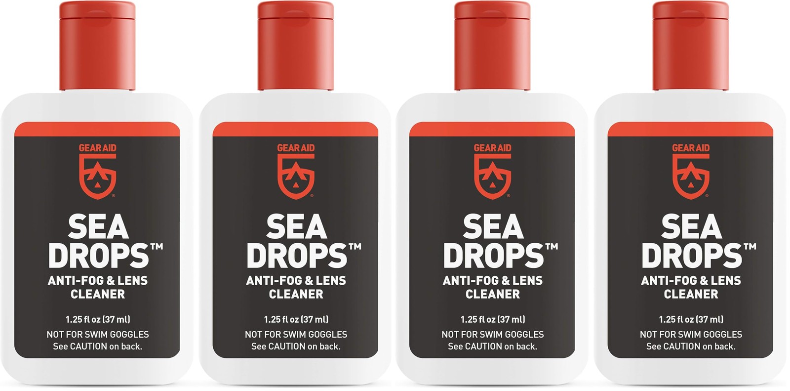 GEAR AID Sea Drops Cleaner and Anti-Fog for Dive and Snorkel Masks,Clears Up Dir