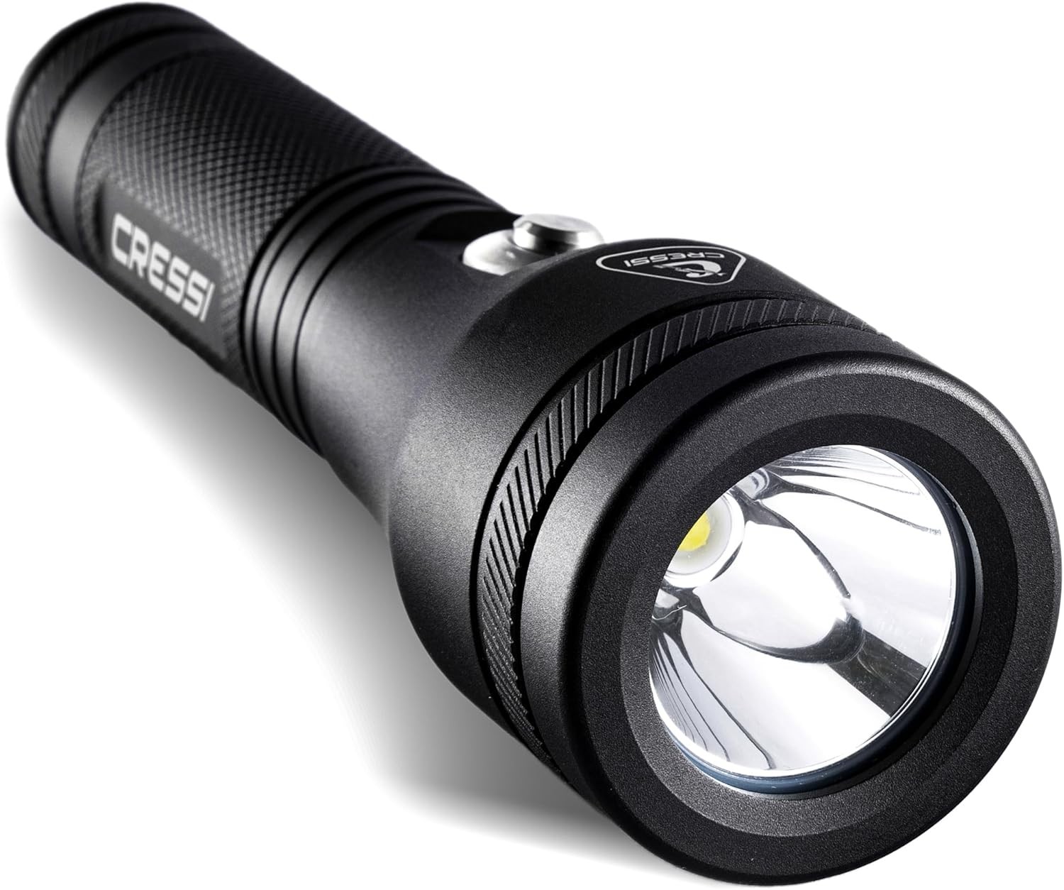 Cressi Underwater Torch Light Views Durable Lightweight, Astra, Black, 1200 lm