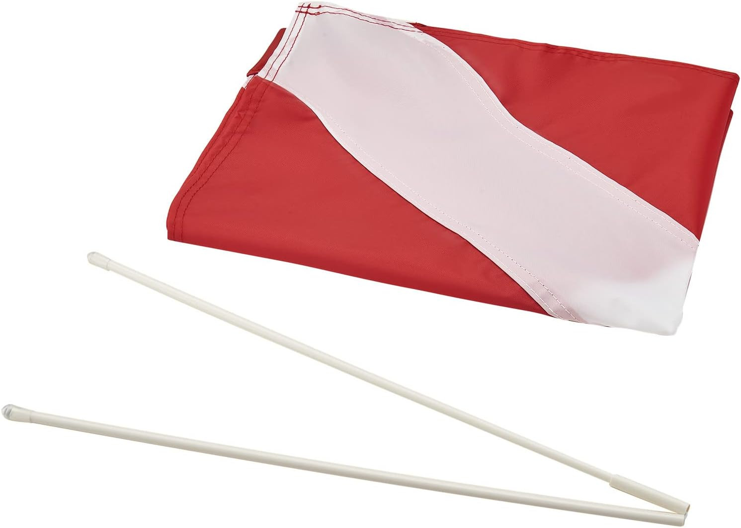 Dive Flag 20″X 24″ with Removable Stiffening Pole for Scuba Diving Spearfishing