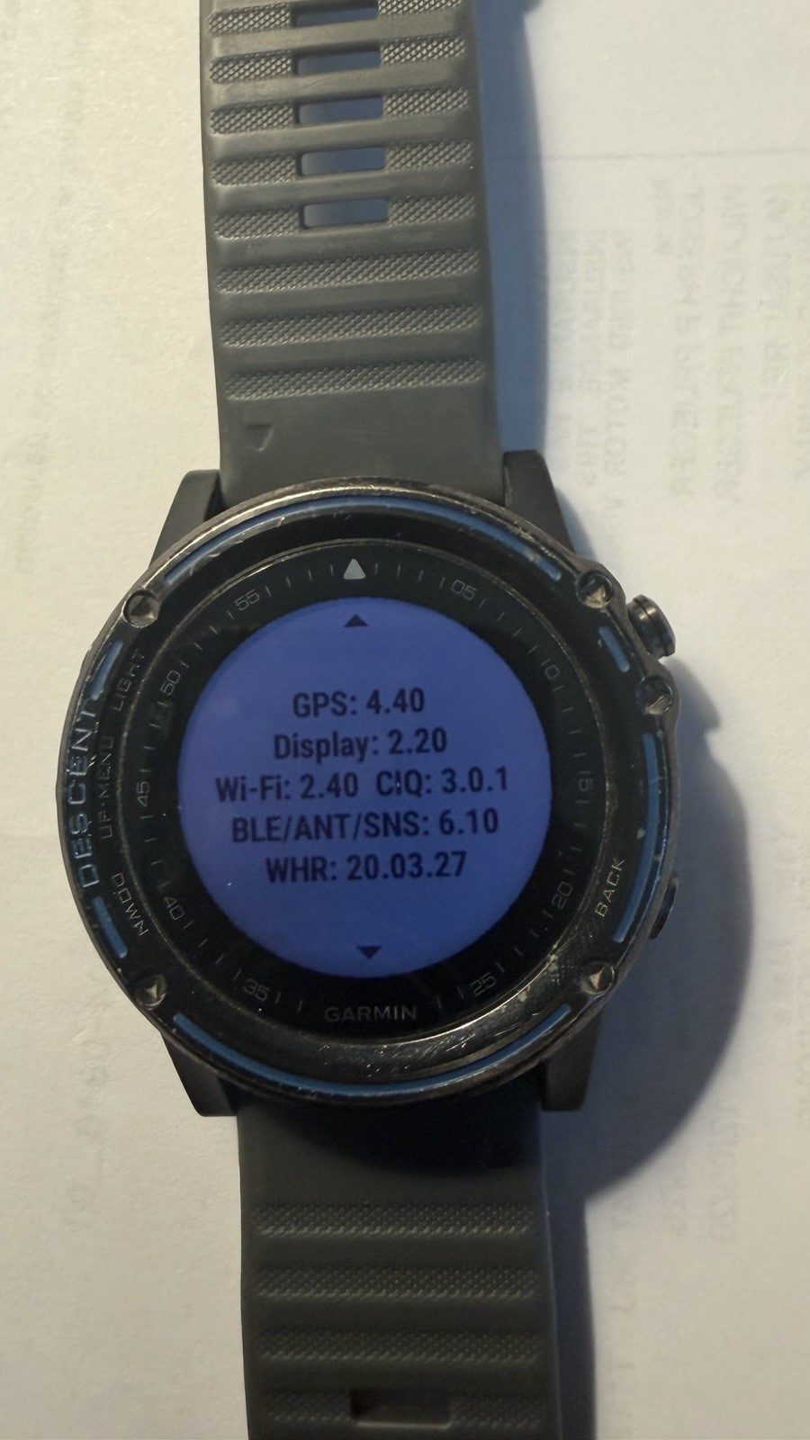 Garmin Descent Mk1 Dive Computer Watch w/ Charging Cable (MPN AA3095)