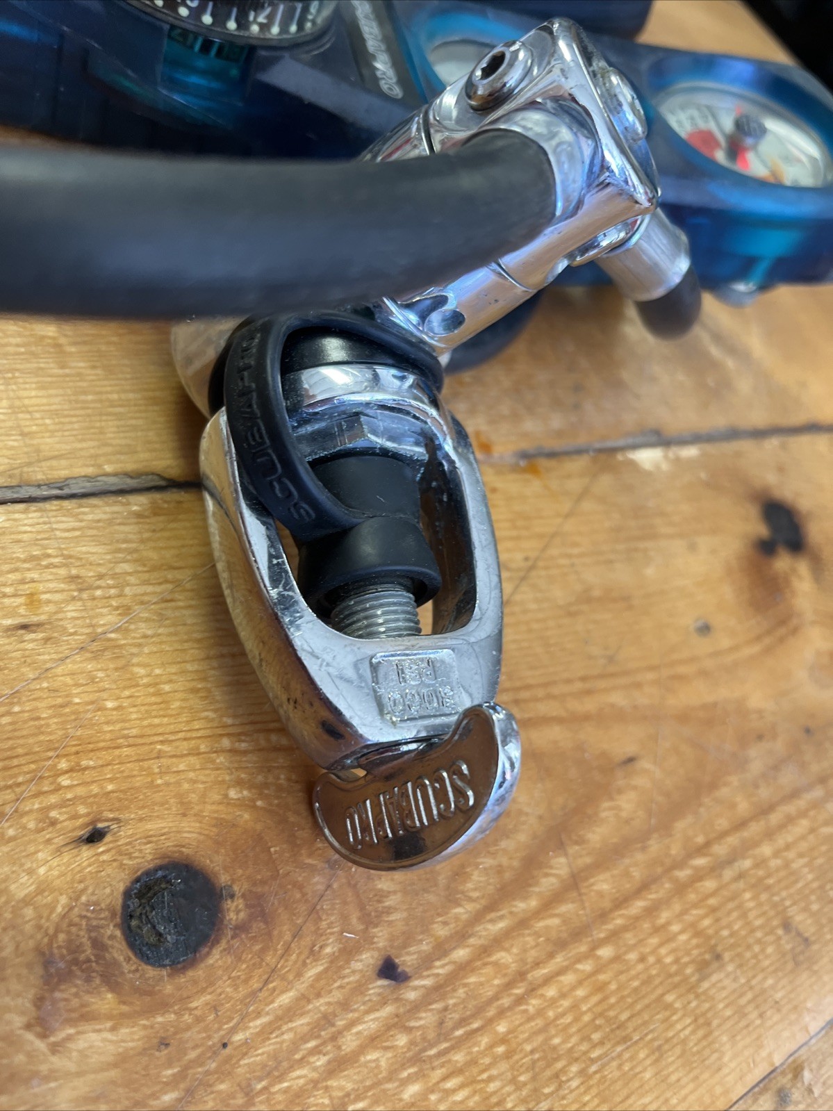 Vintage Scubapro MK10 / D300 Regulator And Compass