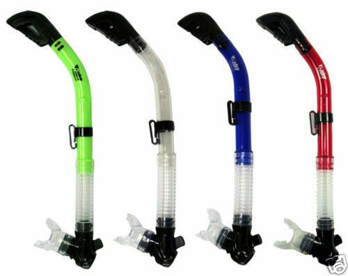 Promate Snorkeling Scuba Diving 100% Dry Purge Snorkel Signal Whistle Gear