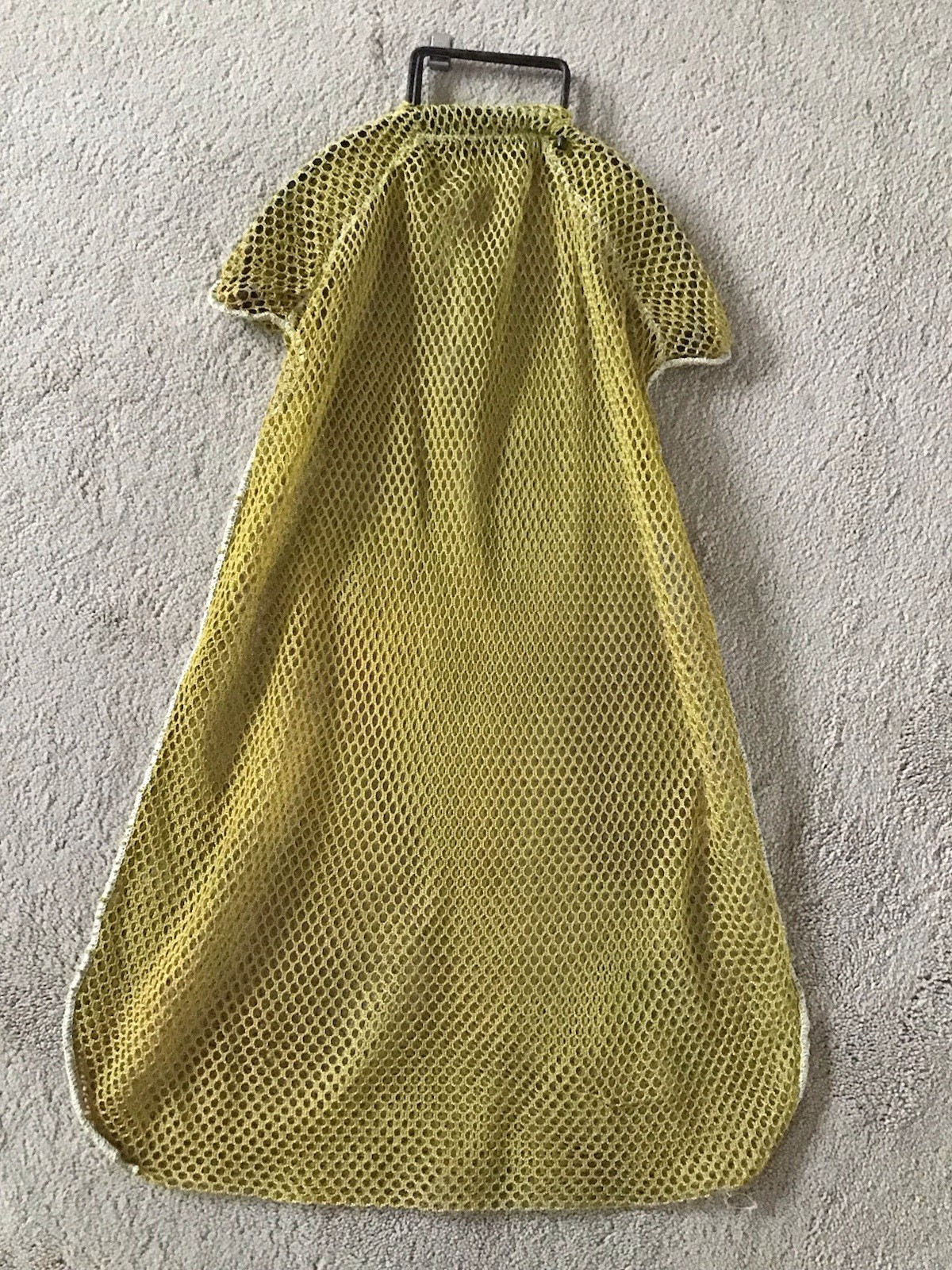Scuba Snorkeling Yellow Nylon Mesh Gear Bag 27 1/2″