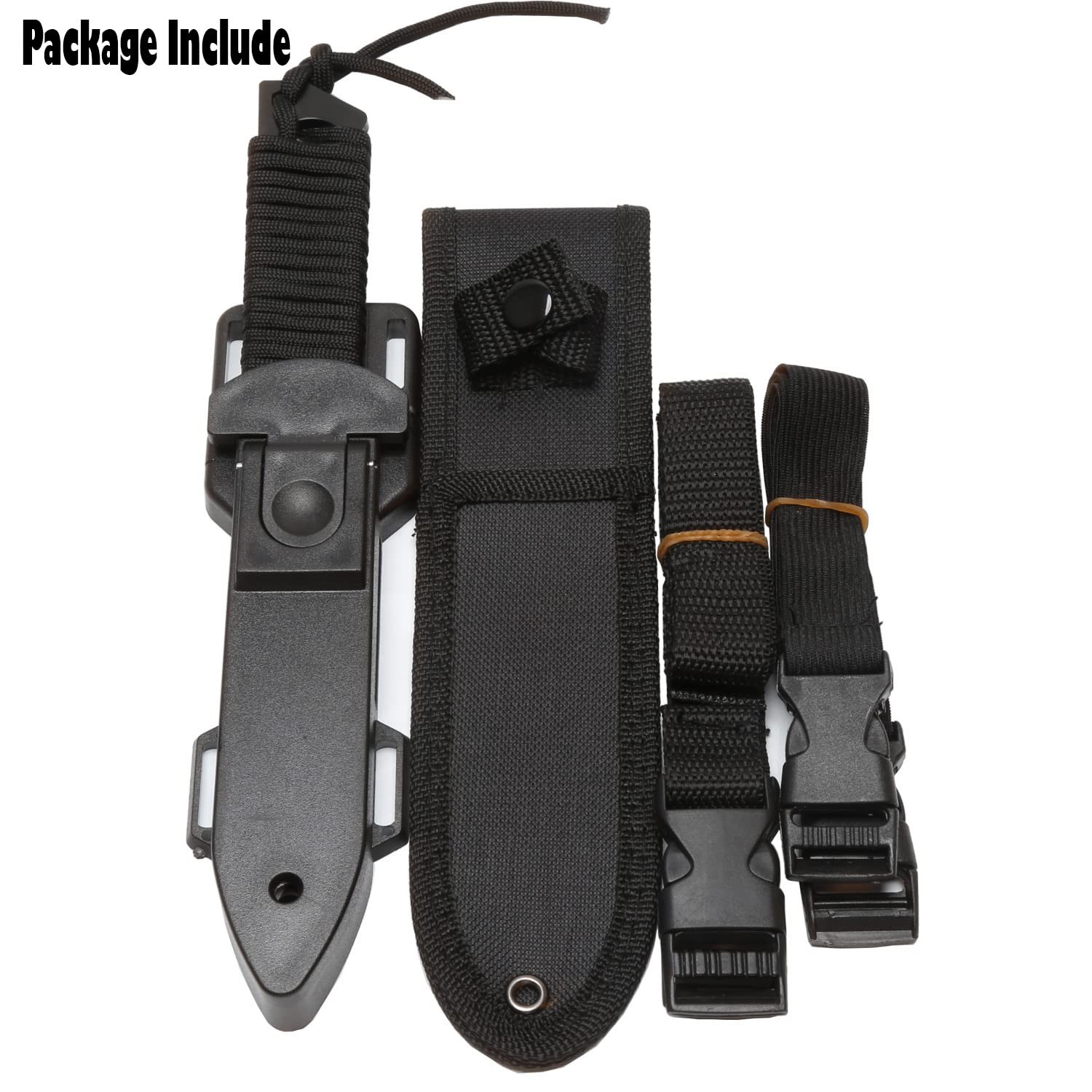 Scuba Diving Knife Black Tactical Sharp Blade Underwater Diving Tools Dive