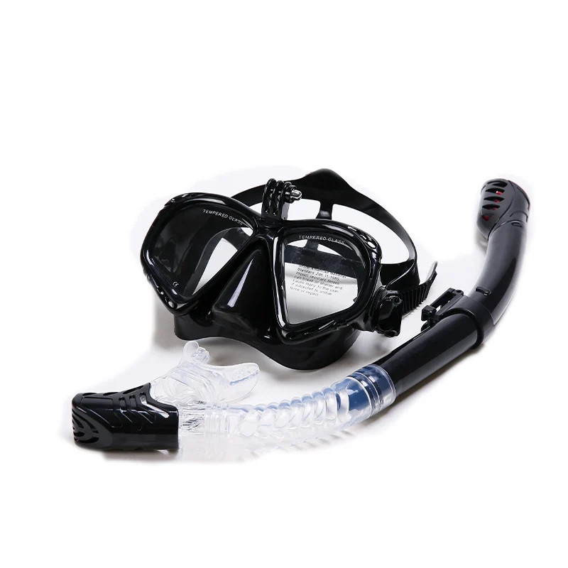 HD Panoramic Snorkeling Mask Set GoPro Mount Anti Fog Dive Gear Scuba Diving