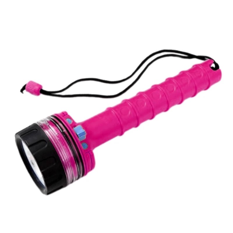IPX8 Diving Flashlight Underwater LED Torch 60M Waterproof