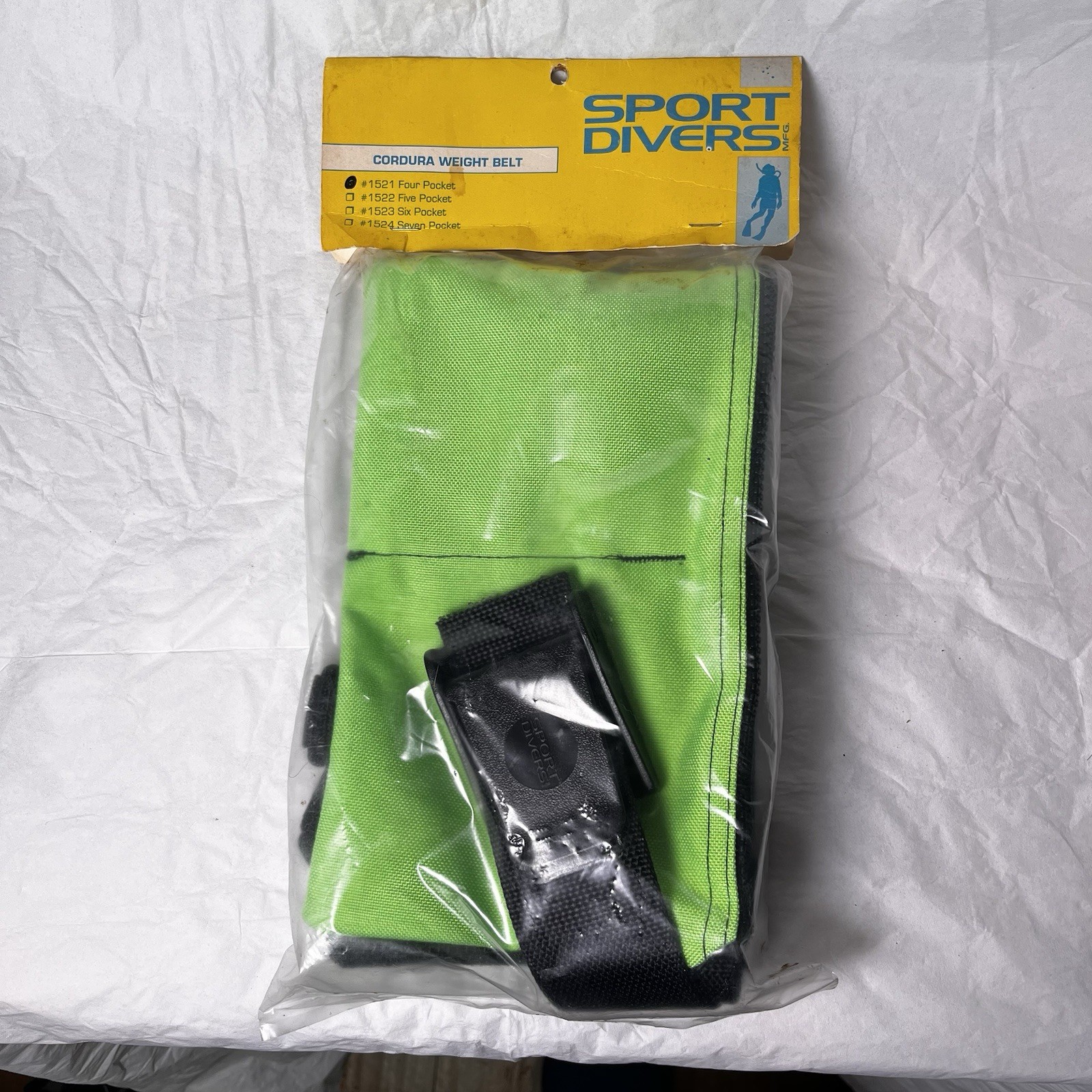 Soft Pouched Scuba Weight Belt Marine Sports Cordura 4 Pocket Belt Adjustable