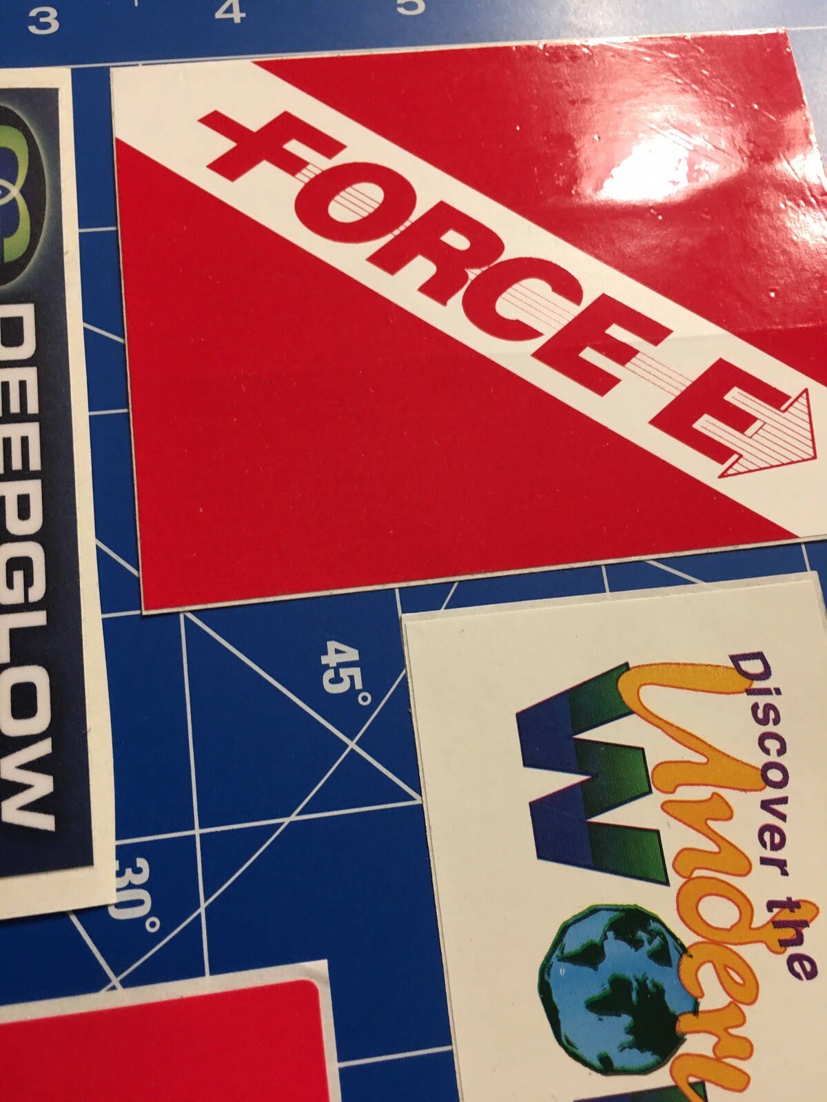 Lot 5 Diving Vinyl Glossy Sticker Dive Diver Scuba Padi Deepglow Innovative