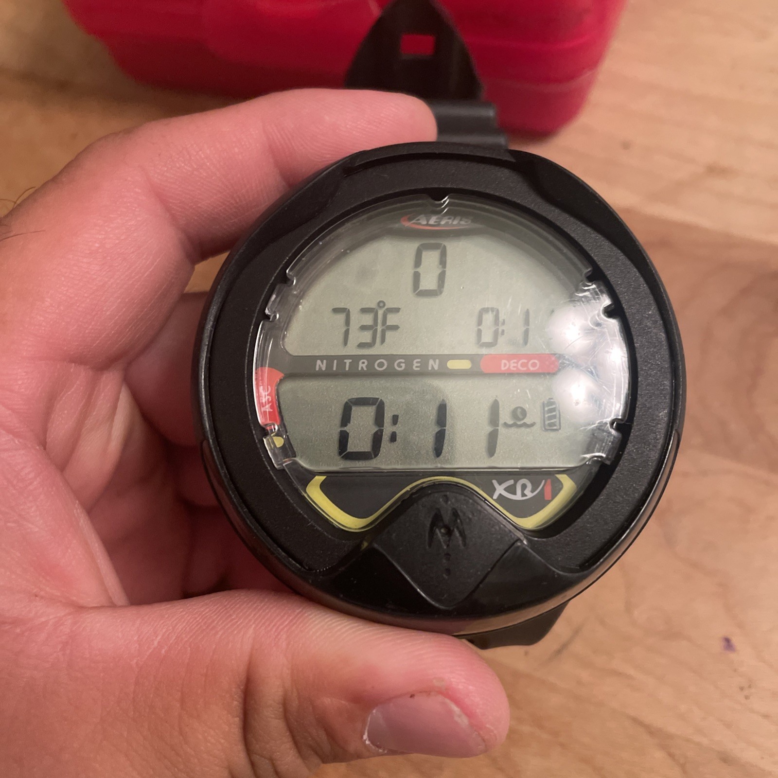 Aeris XR1 Scuba Dive Wrist Computer With New Battery And Manuals