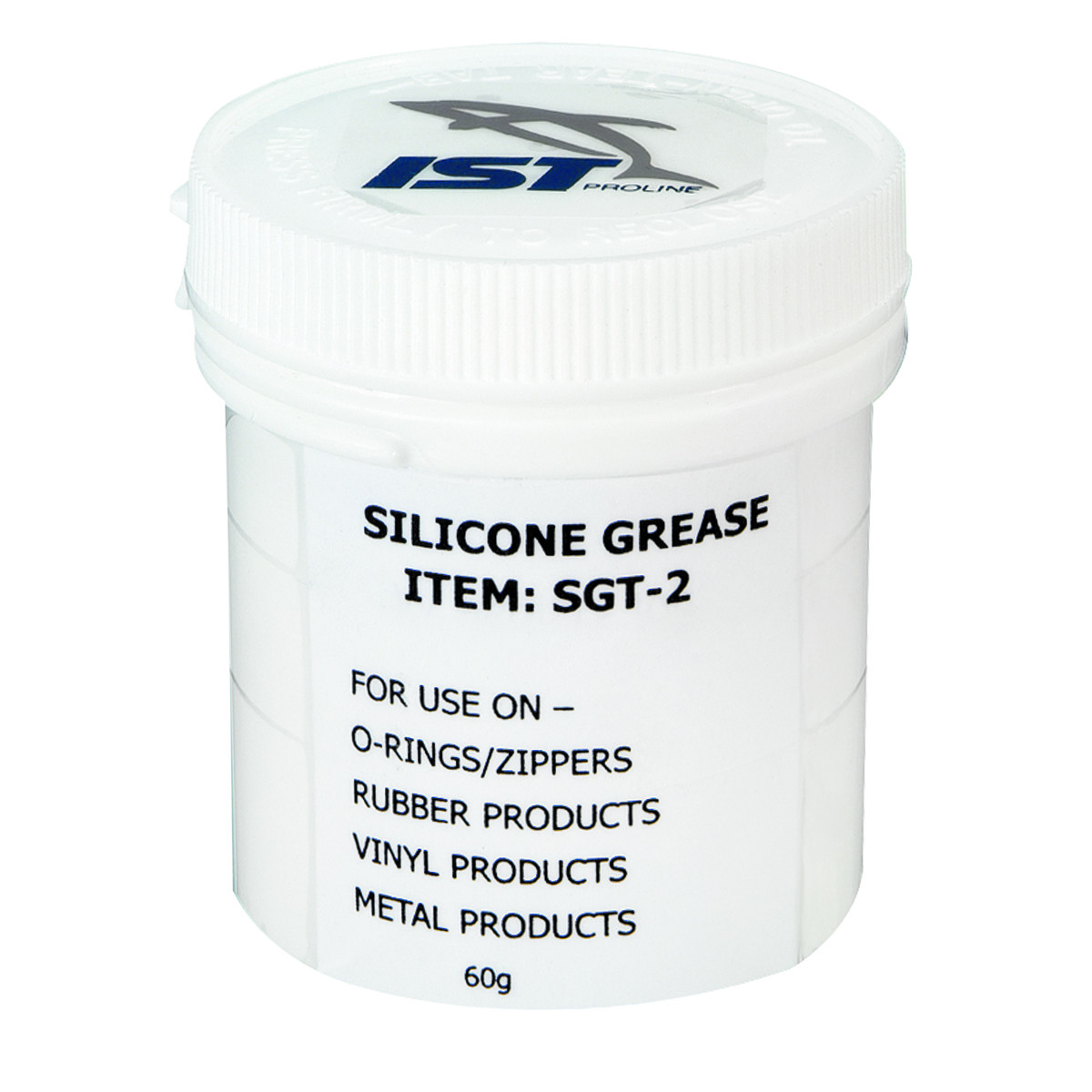 IST SGT-2 Silicone Grease for Scuba Gear, Large 2.12oz (60g) Shop Jar