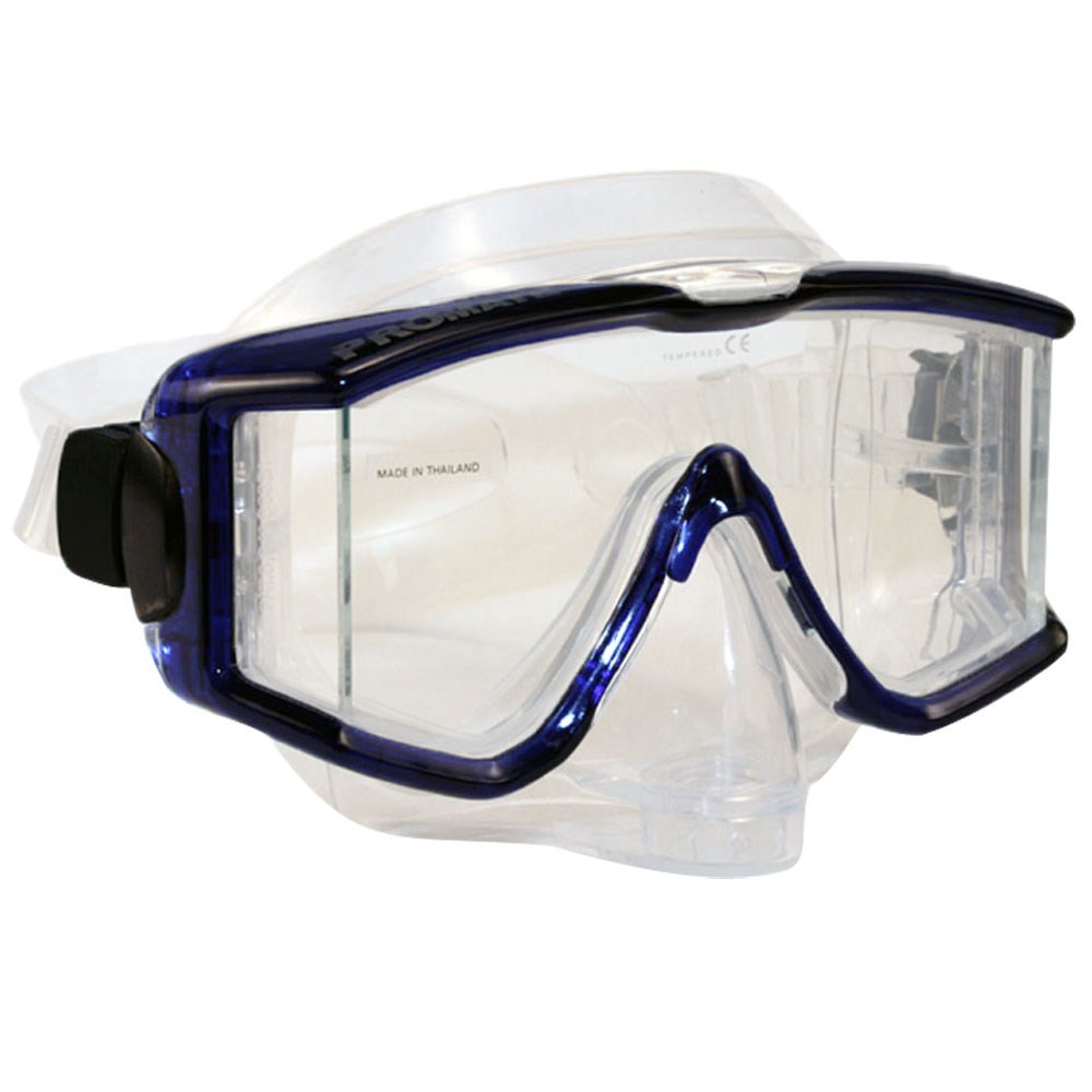 NEW Promate Panoramic Tri-View Silicone Purge Mask for Scuba Dive and Snorkeling