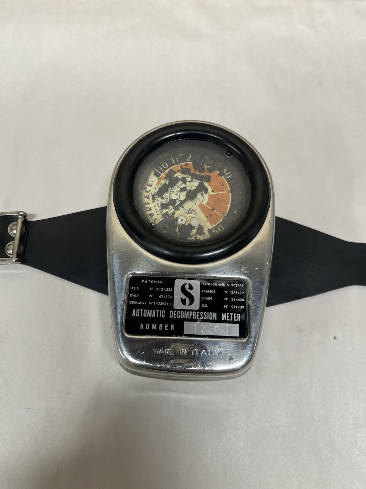 Vintage Scubapro SOS Automatic Decompression Meter