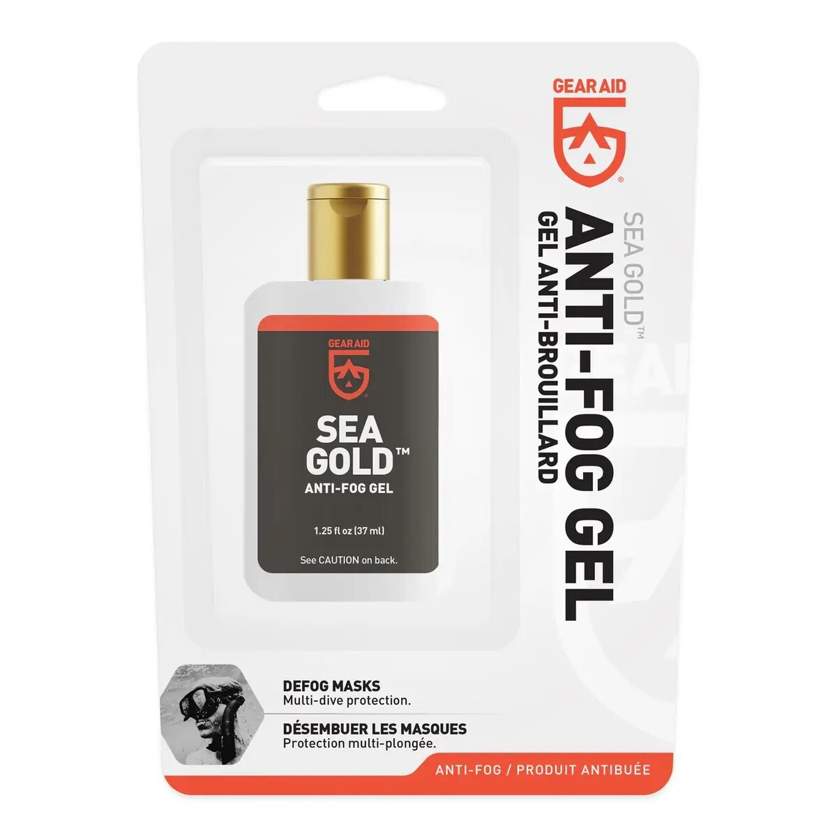 Gear Aid Sea Gold Anti-Fog Gel, 1.25 fl. oz. (37 ml)