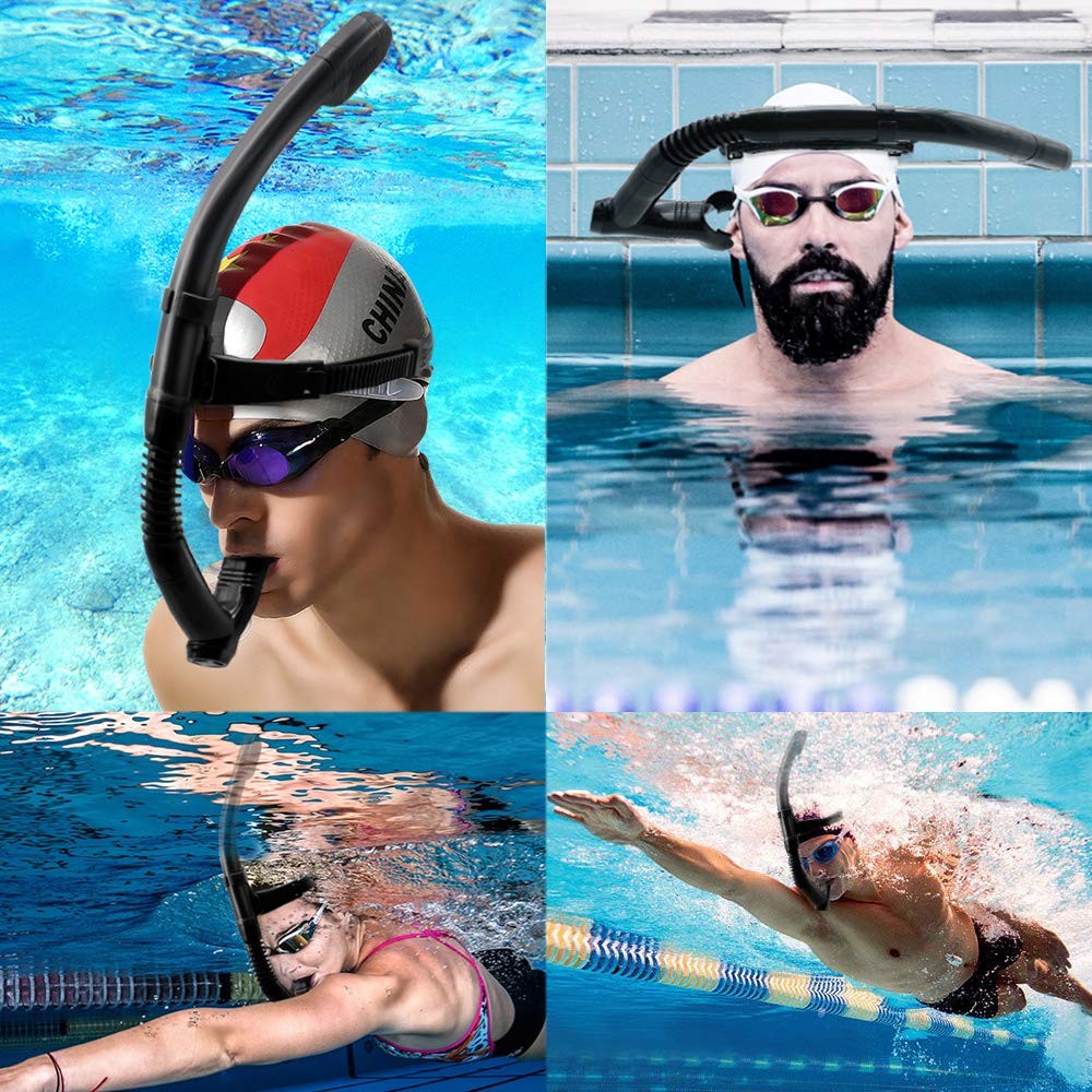 Uniswim Rotate Function Swim Snorkel for Training Swimming Front Snorkel Lap …