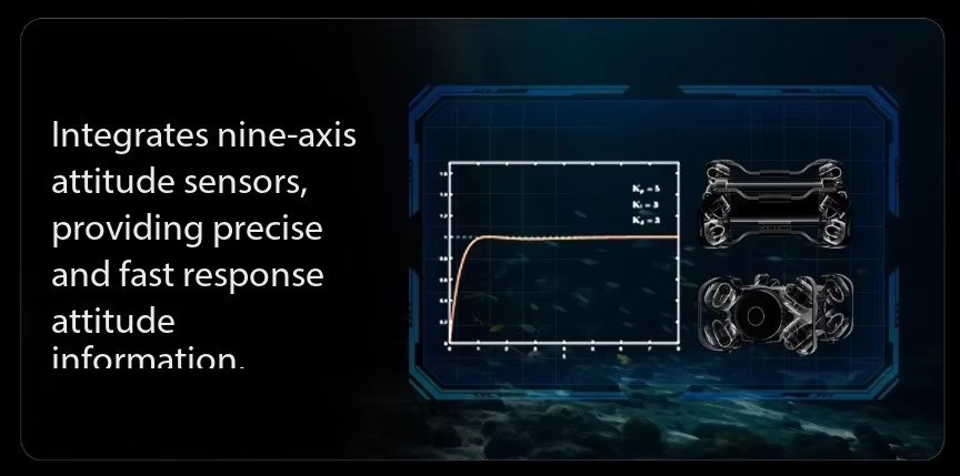 Underwater Drone with 4K Camera VR Control 100m Depth for Inspection & Shooting