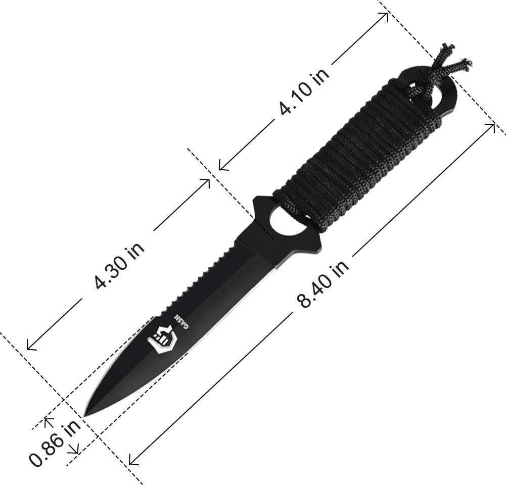 Scuba Diving Knife with Leg Straps & Sheath, Razor Sharp – Lightweight Diving…