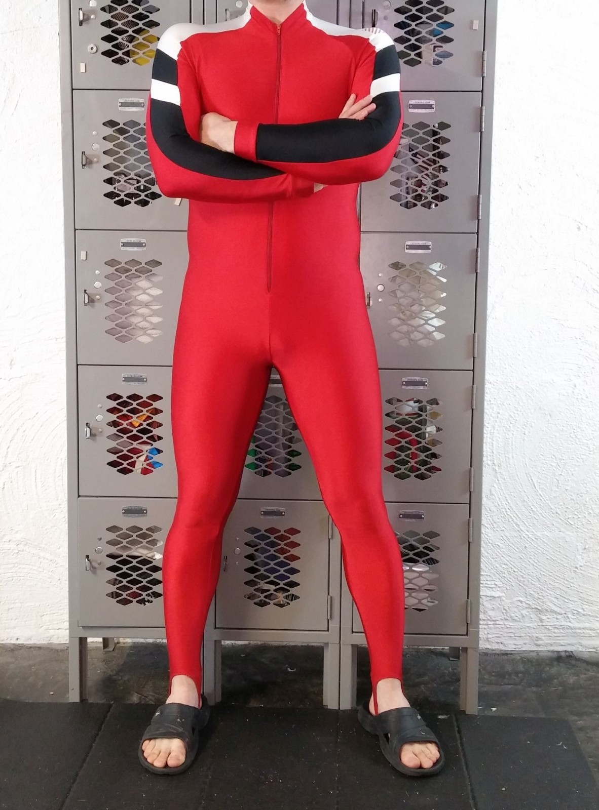 Sunbuster Full body DIVE SKIN Spandex Suit Vintage Bodysuit Unisex Adult Medium