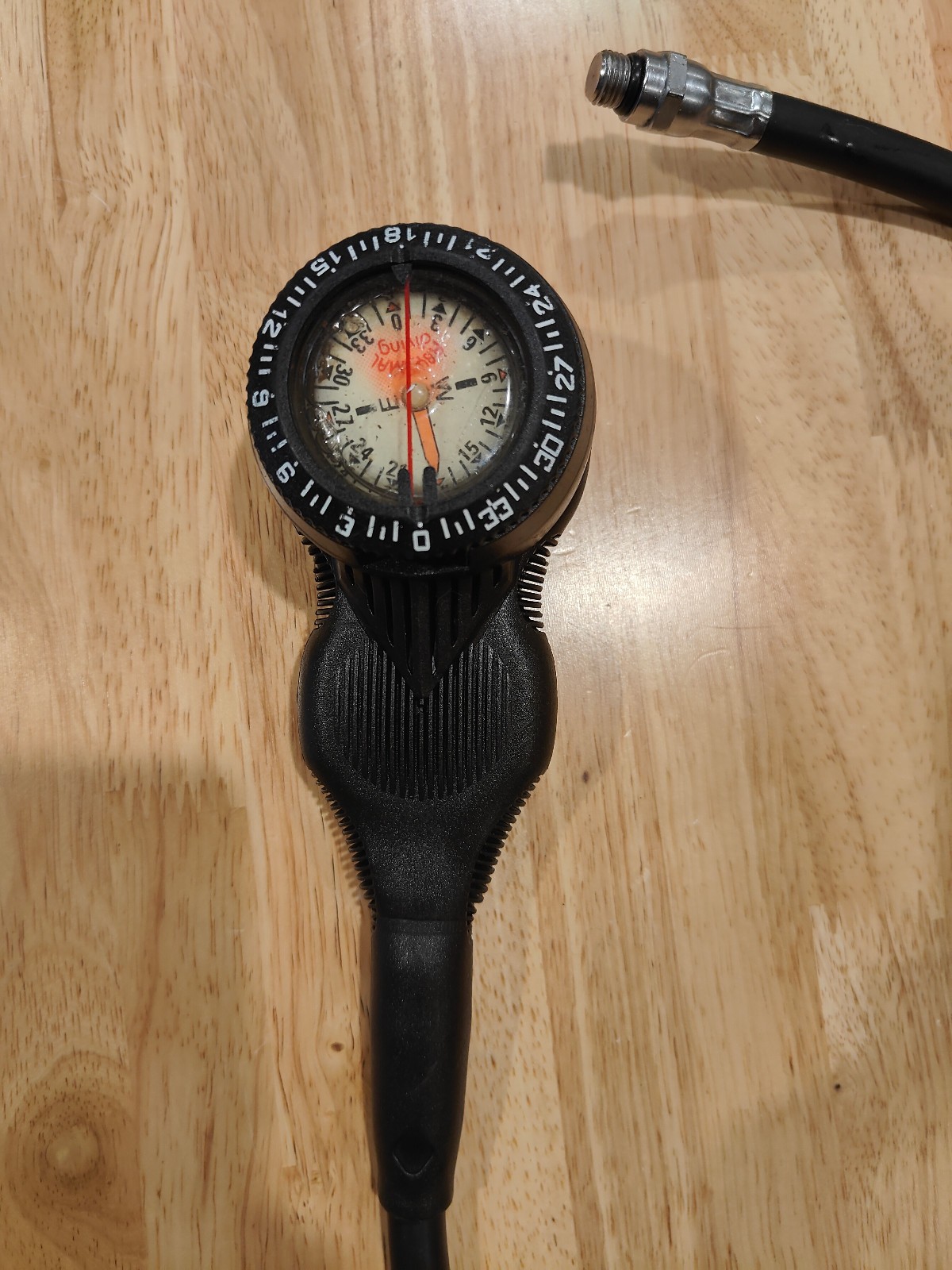 Three-Gauge Scuba Console with SPG, Depth Gauge and Compass, Tested Good!