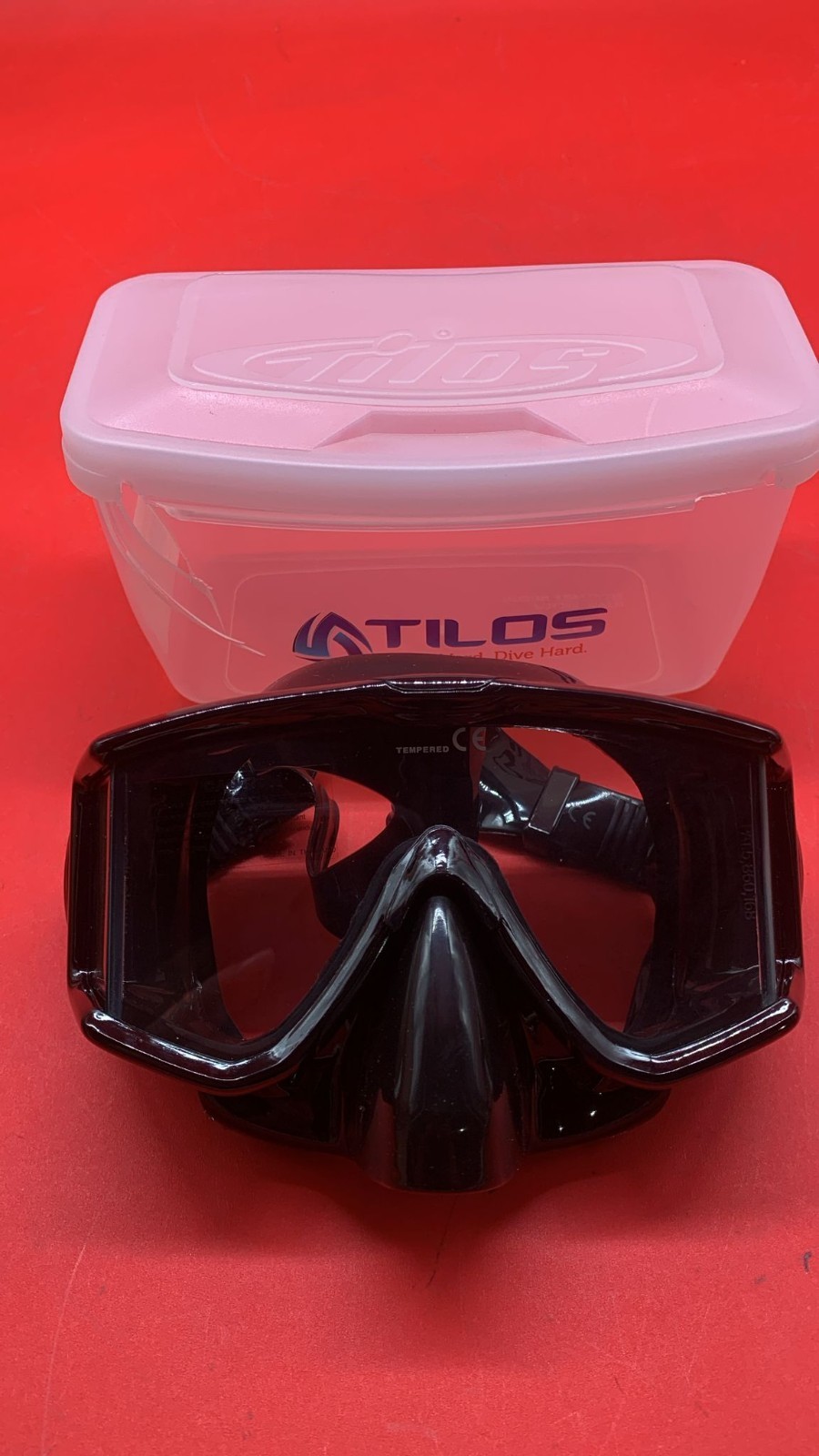 Tilos Single Lens Panoramic Large Wide View Mask for Scuba Diving & Snorkeling