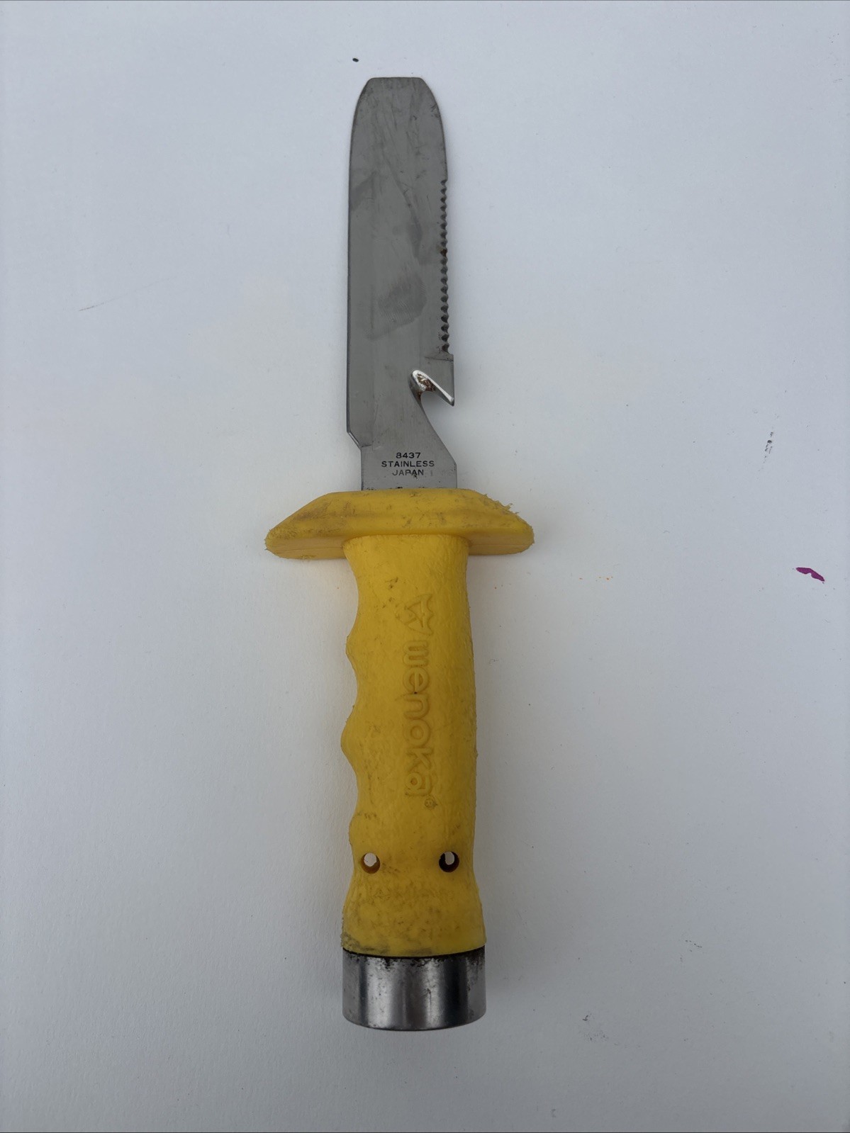 2 Deep Ocean Knives Wenoka Dive Knife 8437 Japan Yellow With Holster Deep See