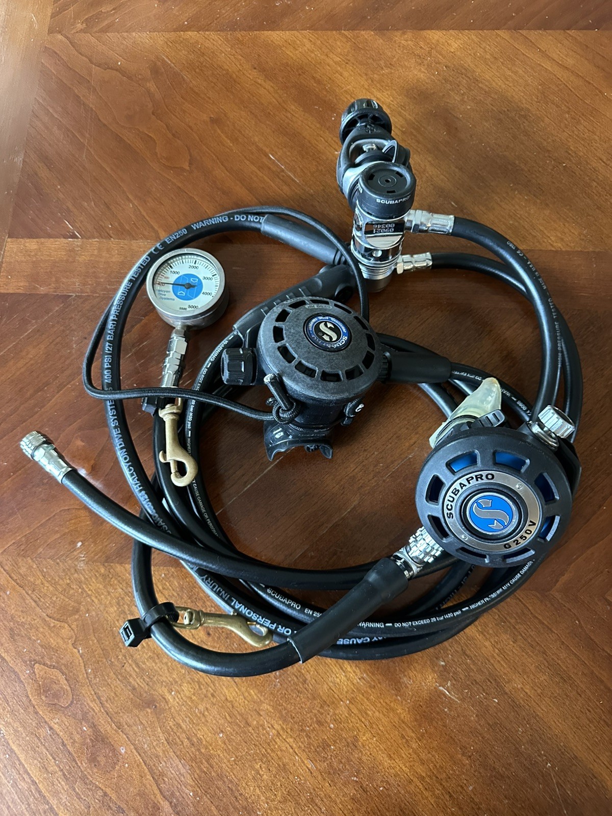 Scubapro MK25/G250V/G250HP Halcyon Gauge Very Nice Hogarthian Set Serviced
