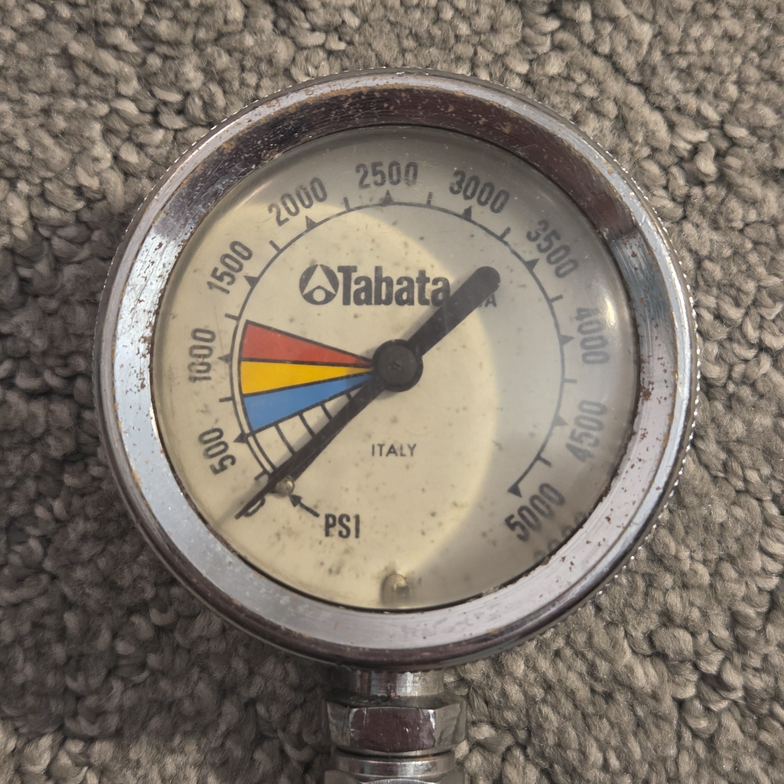 Tusa SPG Scuba Dive Air Gauge – 2.5″ Tabata For Regulator – Tested & Working