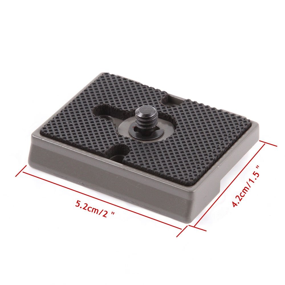 FocusFoto Camera Tripod Quick Release Plate 1/4″-20 Screw Mounting for Black