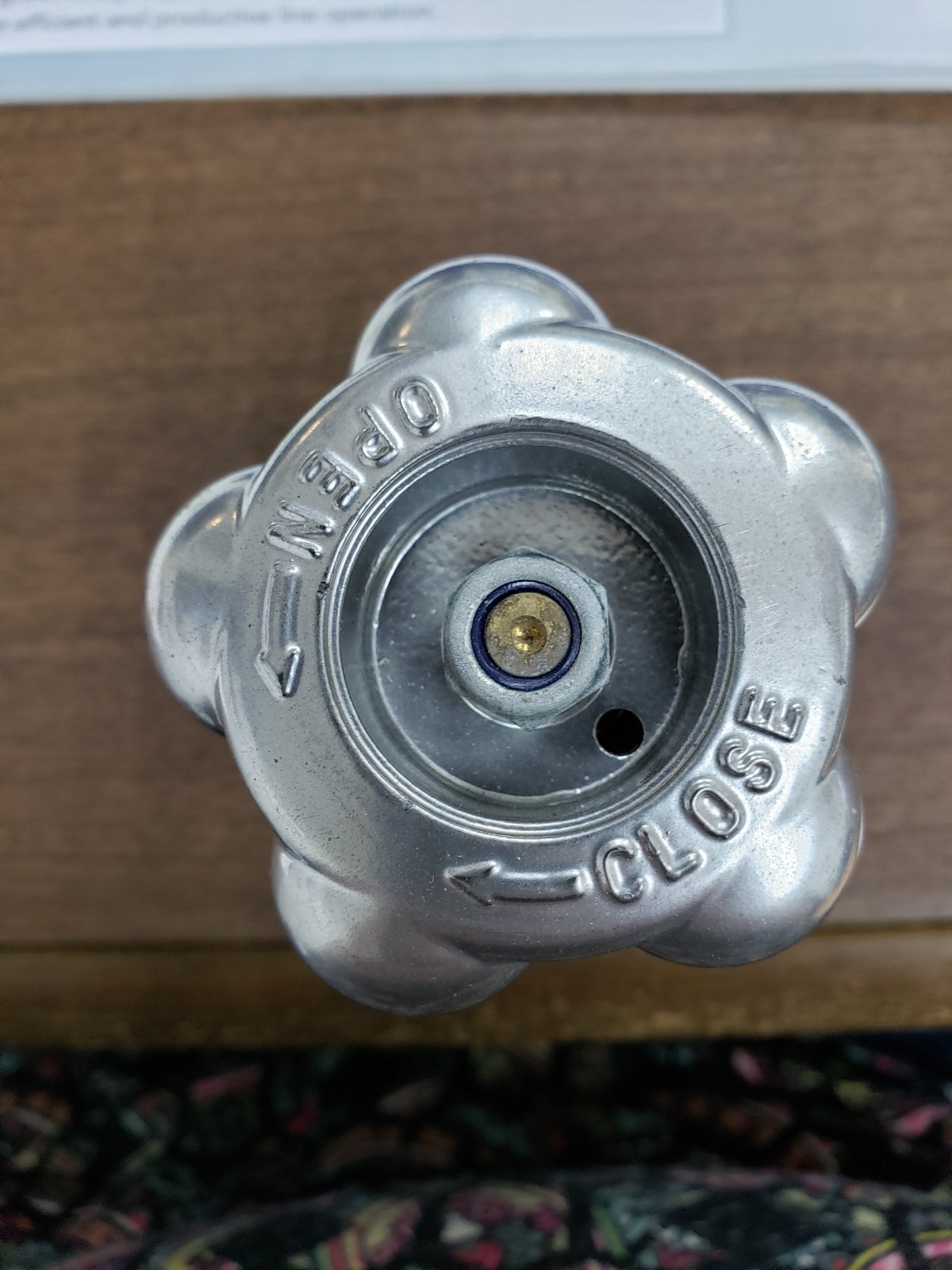 CGA 347 Sherwood Valve Brass, 25E, Air Valve, with Gauge