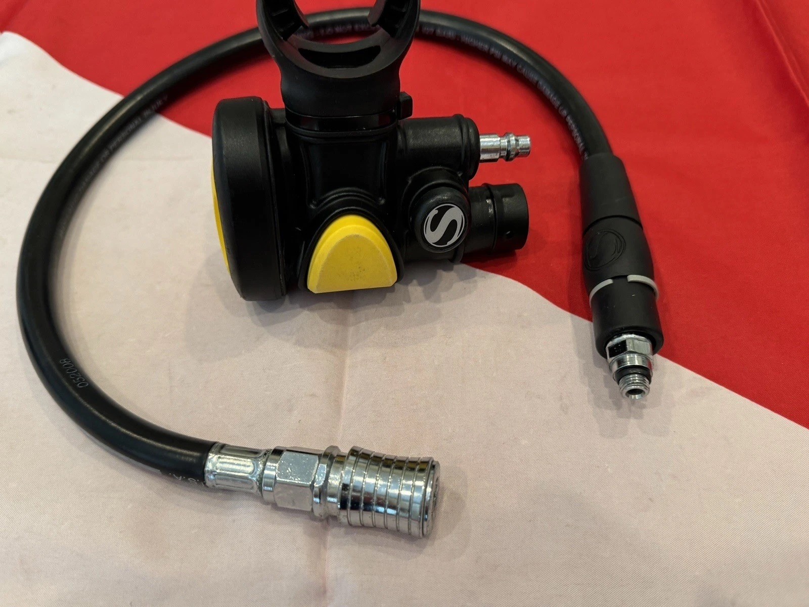 SHERWOOD GEMINI OCTO /INFLATOR SCUBA REGULATOR COOL NICE!