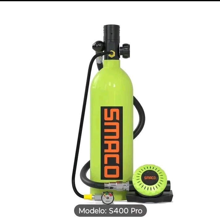 SMACO 1pc Portable Diving, S400 Pro 1L/33.81oz, For Diving 15-20 Minutes.