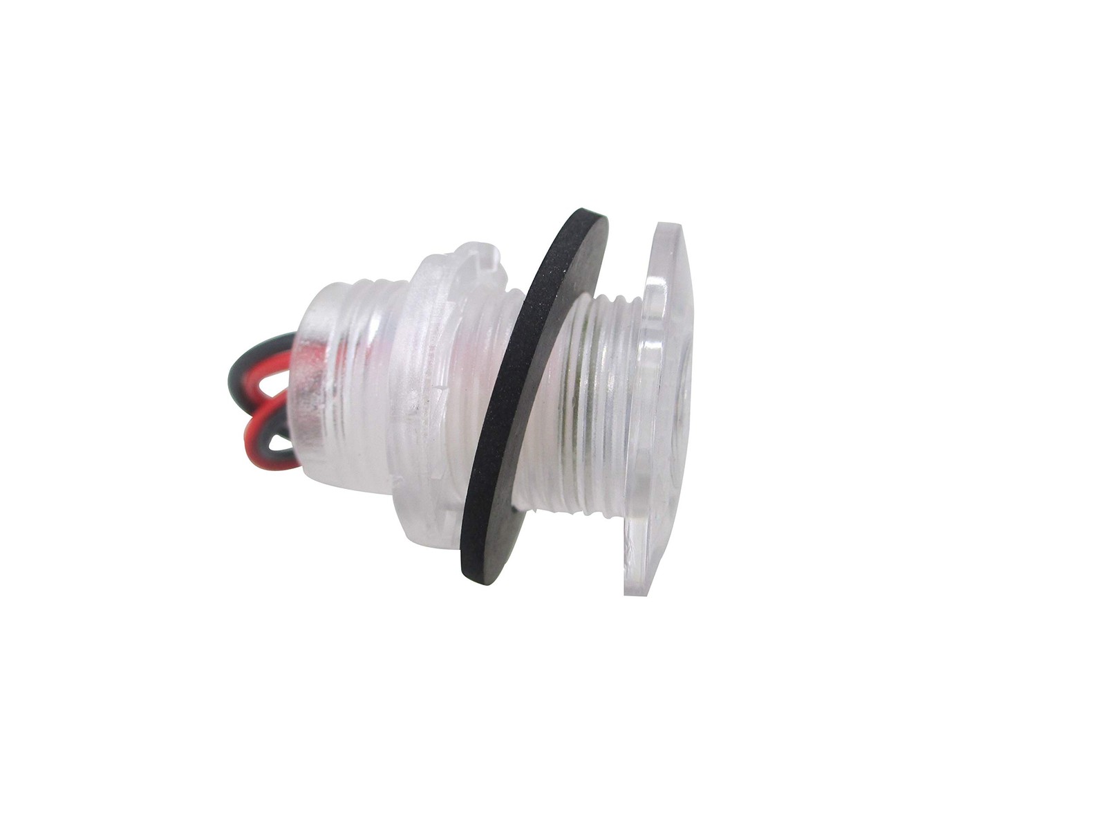 MARINE BOAT LED LIVEWELL ROUND BUTTON WHITE COURTESY LIGHT OEM White