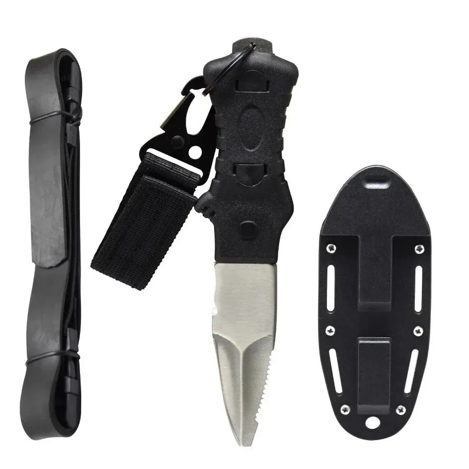 Professional Diving Knife Stainless Steel Spearfishing Tool Rope Cutter