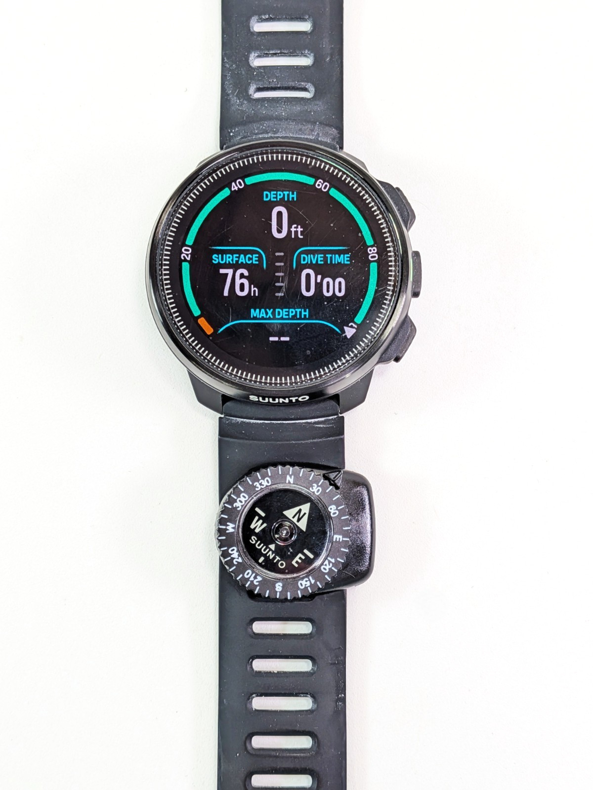 Suunto Clipper L/B NH Scuba Diving Compass Clips on to Wrist Computers & Watches