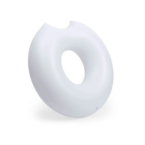 Donutk mattress white color height cm 30 diameter cm 107 PVC material