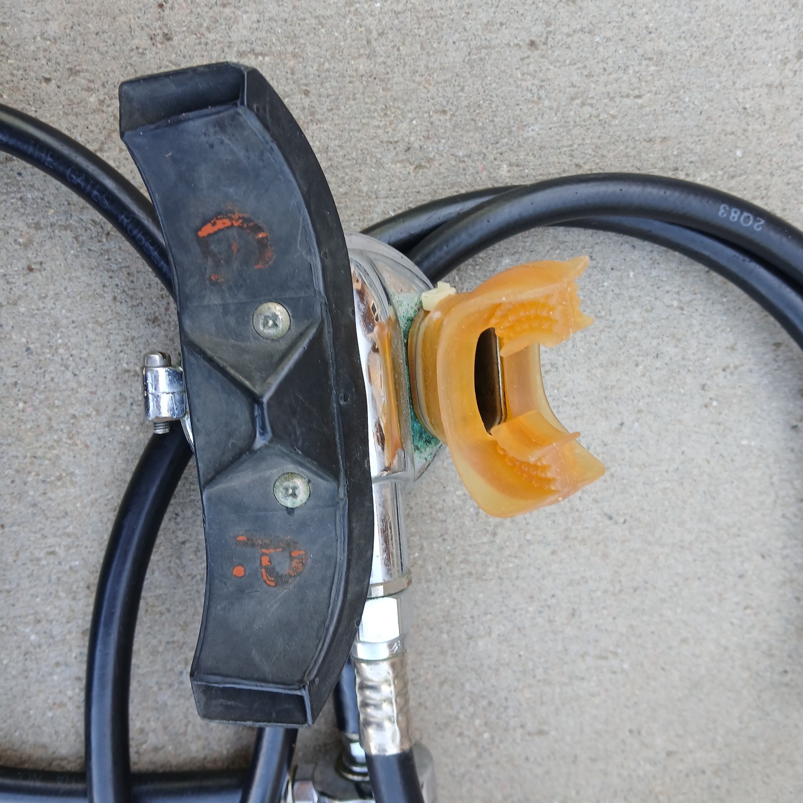 US Divers Aqua Lung Calypso J Regulator Set Scuba Dive Vintage