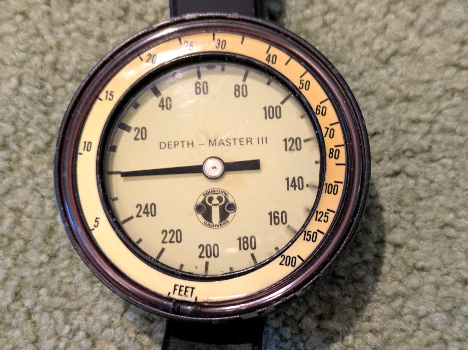 Vintage Scuba US Divers Depth Master III dual Gauge