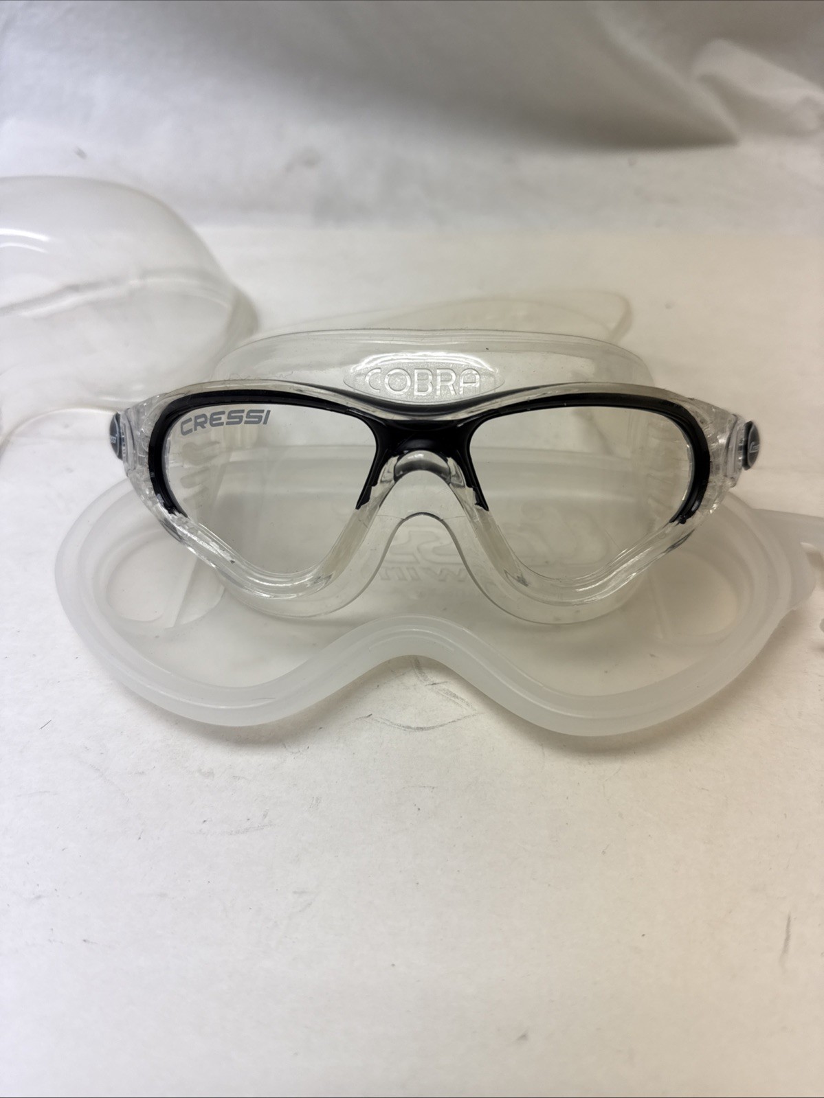 Cress Cobra Clear Black Mask Goggle SCUBA Snorkle