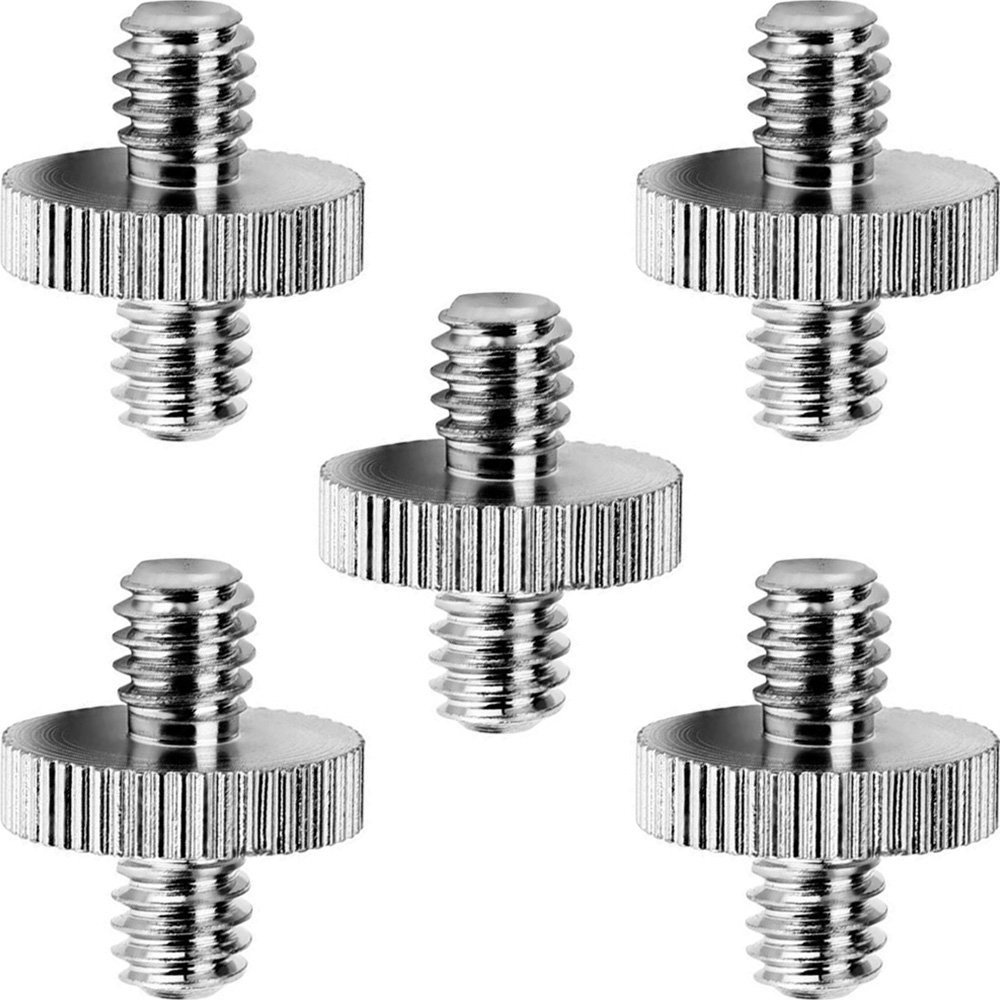 Anwenk Standard 1/4″-20 Male to Threaded Tripod 1/4-1/4 Screw 5P