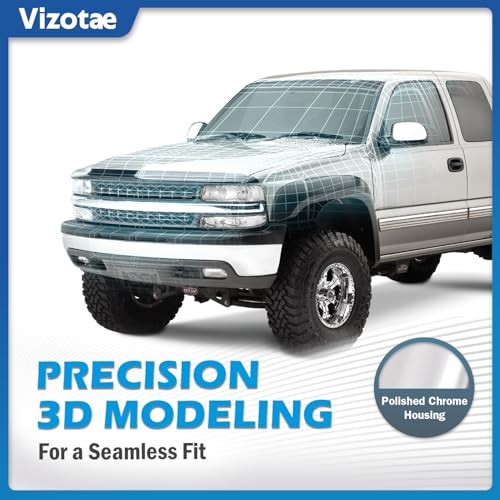 Headlights Assembly OE Replacement Chrome Housing | With High & Low Beam Bulbs