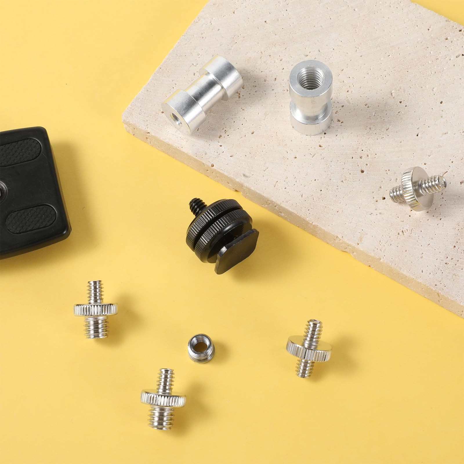 14 Pcs Camera Screws Mount Set 1/4 to 3/8 Inch Tripod Adapter Screw Kit