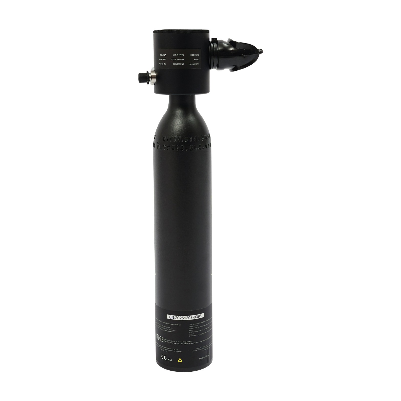 0.5L Mini Lung Tank Scuba Tank Underwater Diving Tank Kit Diving Entertainment