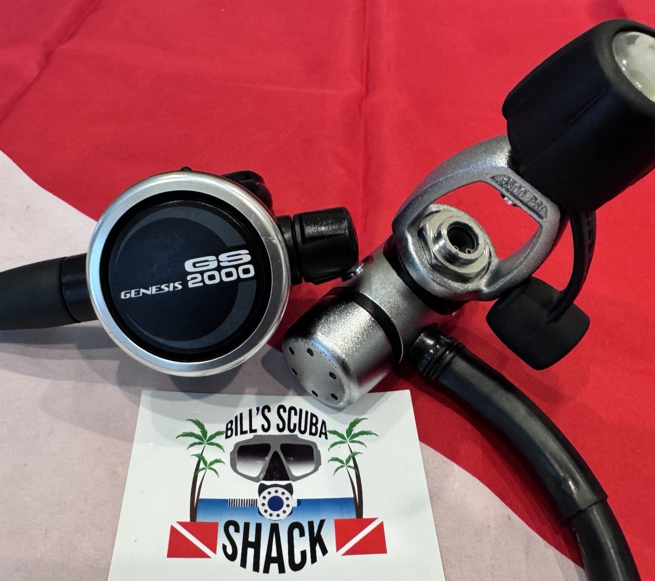 GENESIS GS2000 SCUBA REGULATOR AWESOME SOLID REG IN NICE CONDITION 2 AVAILABLE!