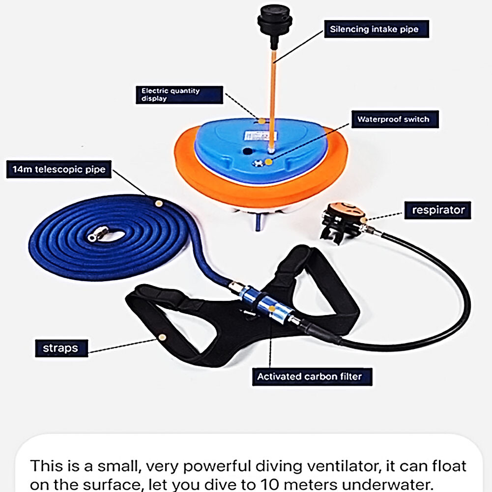 2.7-5.5H Scuba Diving 10M Swimming Pool Toys Diving Toys