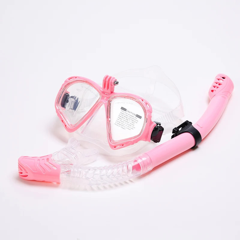 HD Panoramic Snorkeling Mask Set GoPro Mount Anti Fog Dive Gear Scuba Diving
