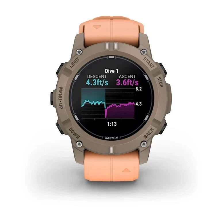 Garmin Descent G2 Watch-Style 1.2″ AMOLED Dive Computer Smartwatch 010-02986-01