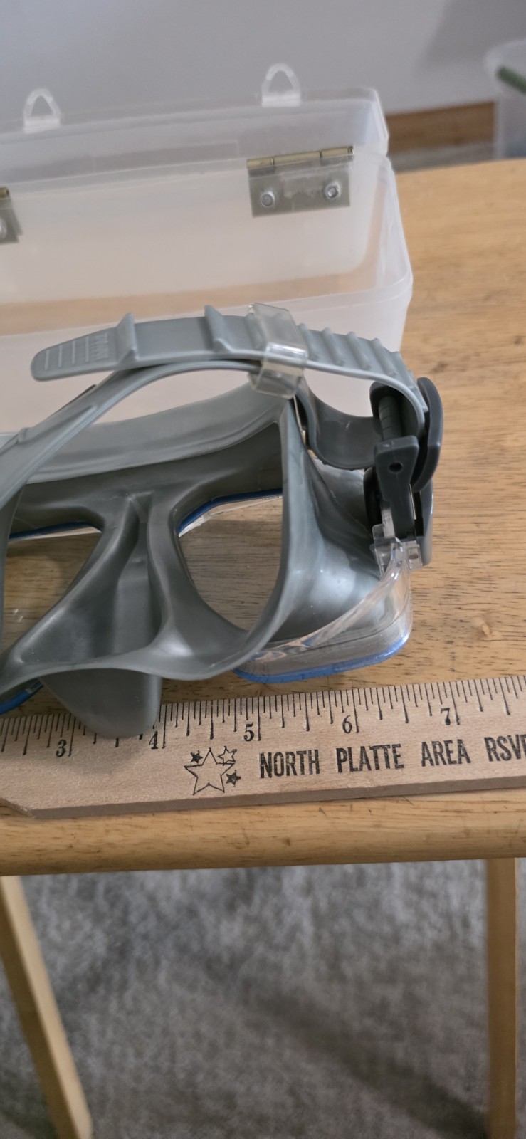 Sea Vision Blue/Grey Dive Mask